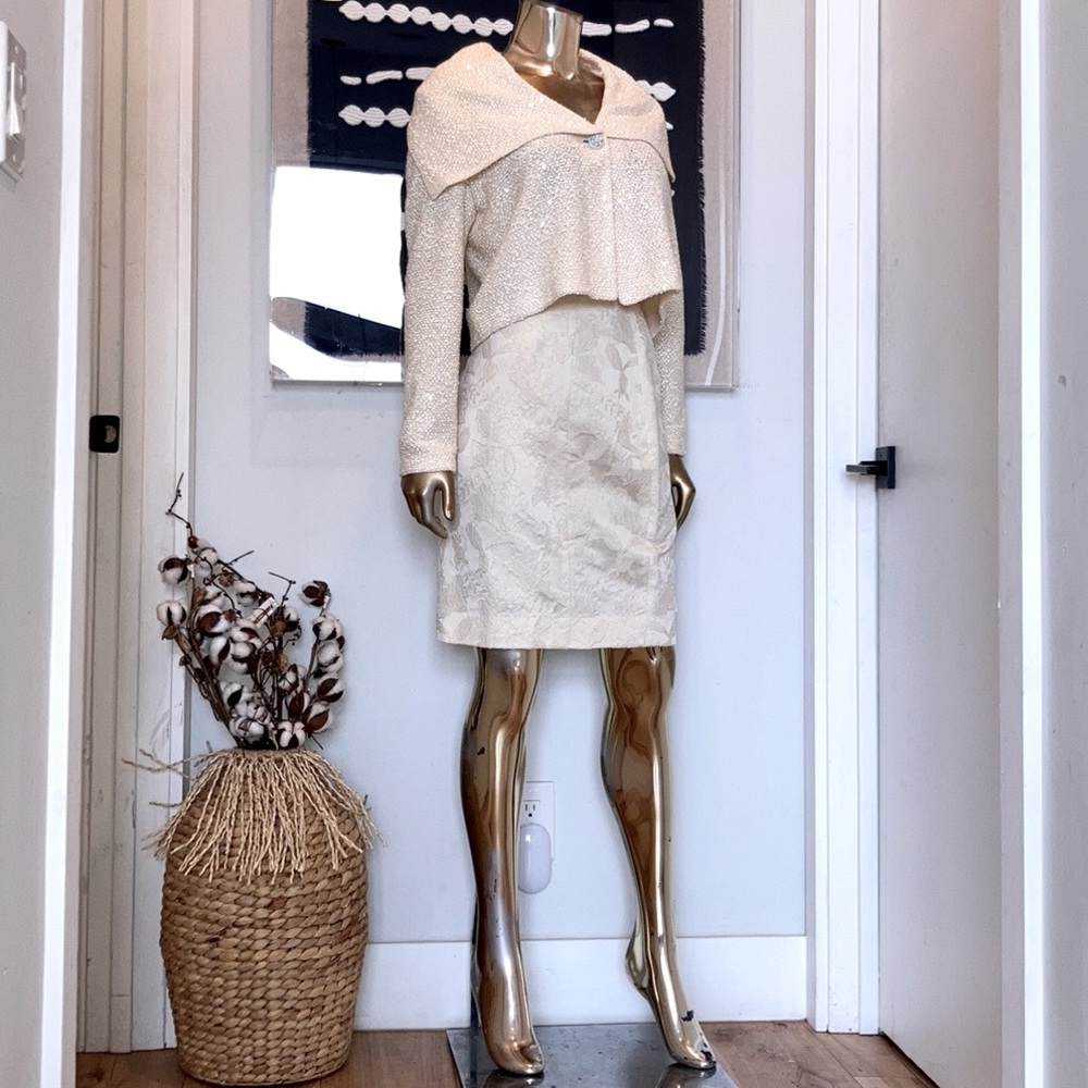 VALENTINO Jacquard Skirt